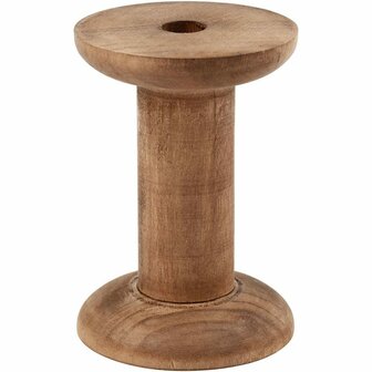 Houten Spoelen - Vintage Look - DIY Decoratie &amp; Creatief Handwerk - Nostalgische Houten Klossen - Geschikt Voor Linten, Draden &amp; Sieraden Maken - Set Van 10 Stuks
