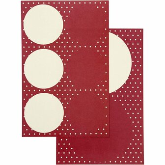 Stickers Diverse Formaten - Stickervellen Set Met Verschillende Grootte - DIY Zelfklevende Stickers Voor Kaarten Maken &amp; Scrapbooking - 9x14 cm - 4 Vellen