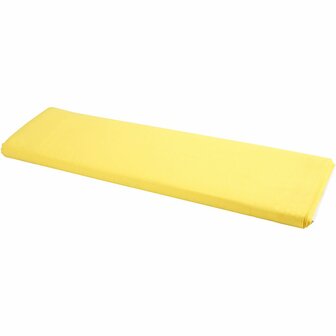 Stof, geel, B: 145 cm, 140 gr, 10 m/ 1 rol