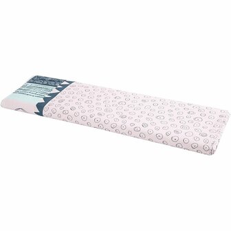 Lichtrood Katoen Stof - Stof met Motieven - Oeko-Tex Gecertificeerde Stof - 145 cm Breed - 140 g/m&sup2; - 10 m