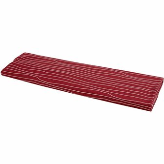 Rood/Wit Katoen Stof - Stof met Motieven - Oeko-Tex Gecertificeerde Stof - 145 cm Breed - 140 g/m&sup2; - 10 m