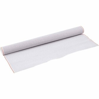 Stramien - Wit - Decoratie voor Kussens, Tassen en Kleedjes - 1m x 50cm - 1 Rol