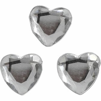 Strasstenen - Home deco - Kunststof - Zilver - 0,1cm - Happy Moments - 150 Stuks