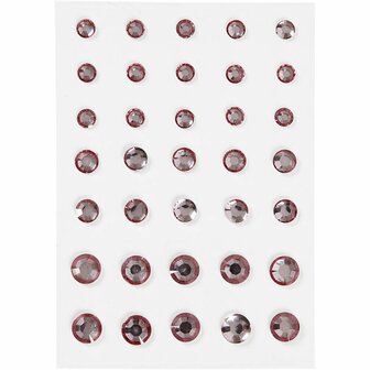Strasstenen - Kegel - Papier - Roze - 0,06+0,08+0,4cm - Geen specifiek merk - 1 Stuk
