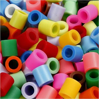 Strijkkralen - Fotokralen - Extra Kleuren - Kralen Voor Onderplaten En Sieraden - 10x10mm - Gatgrootte 5,5mm - Jumbo - NABBI - 3200 stuks