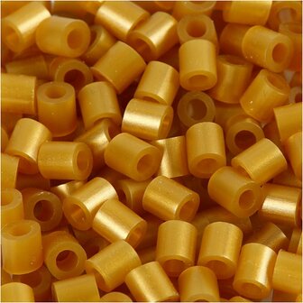 Strijkkralen - Nabbi Kralen - Kralen Voor Onderplaten En Sieraden - Goudkleurig - Luxe Strijkkralen Set - Medium - Afm 5x5mm - Gatgrootte 2,5 mm - 1100 stuks