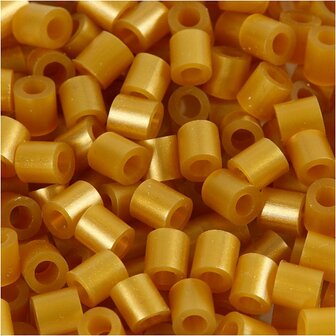 Strijkkralen - Nabbi Kralen - Kralen Voor Onderplaten En Sieraden - Goudkleurig - Stevig &amp; Handig - Medium - Afm 5x5mm - Gatgrootte 2,5 mm - 6000 stuks