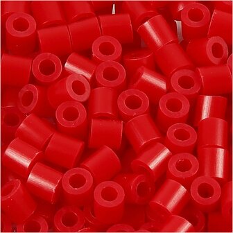 Strijkkralen - Nabbi Kralen - Kralen Voor Onderplaten En Sieraden - Rood (32231) - Medium - Afm 5x5mm - Gatgrootte 2,5 mm - 6000 stuks