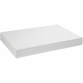 Papier - Tekenpapier - Hobbypapier - Wit - DIY, Knutselen, Tekenen - A2 - 42x60cm - 160 grams - 250 vellen
