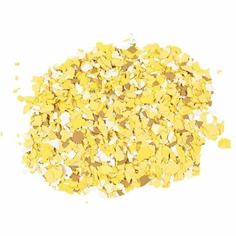 Terrazzo Vlokken - Geel - 90 Gr - Terrazzo Effect Voor DIY Decoratie