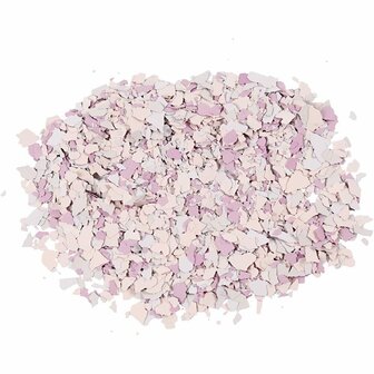 Terrazzo Vlokken - Paars - 90 Gr - Voor Terrazzo Effect in Creatieve Decoratie