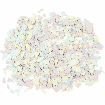 Terrazzo Vlokken Pastelkleuren - Gekleurde Steentjes - Kunsthars Decoratie - DIY Gietkunst - Epoxy Resin Decoratie - Creatieve Steentjes - Marmer Effect - 90 gr - 1 Set