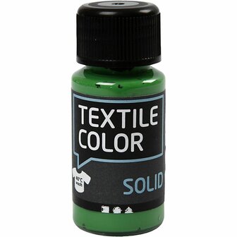Textielverf Groen - Groene Kledingverf - Stofverf - Textiel Kleurstof - Stoffenverf - Verf Voor Kleding - Textiel Verven - Kleurstof Voor Stof - DIY Kleding Verven - Dekkend - Briljant Groen - 50ml