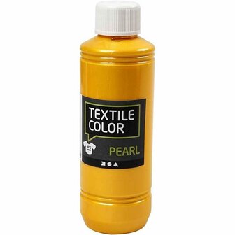 Textielverf Geel &ndash; Gele Kledingverf &ndash; Stofverf &ndash; Textiel Kleurstof &ndash; Stoffenverf &ndash; Verf Voor Kleding &ndash; Textiel Verven &ndash; Kleurstof Voor Stof &ndash; DIY Kleding Verven &ndash; Dekkend &ndash; Yellow &ndash; Parelmoer Metallic
