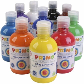 Textielverf - Diverse Kleuren - Primo - 10x300ml