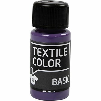 Textielverf Lavendel &ndash; Kledingverf &ndash; Basic Textile Color &ndash; Stofverf &ndash; Textiel Kleurstof &ndash; Stoffenverf &ndash; DIY Textielverf &ndash; 50 ml