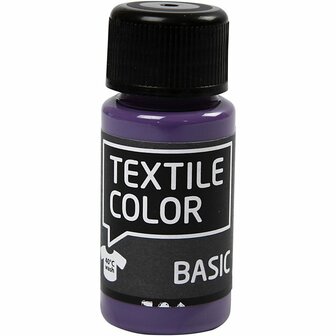 Textielverf - Kledingverf - Lavendel - Basic - Textile Color - Creotime - 50 ml