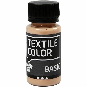 Textielverf Licht Beige  Beige Kledingverf  Stofverf  Textiel Kleurstof  Stoffenverf  Verf Voor Kleding  Textiel Verven  Kleurstof Voor Stof  DIY Kleding Verven  Basic 50 ml