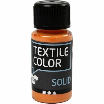 Textielverf - Oranje - Dekkend - Creotime - 50 ml