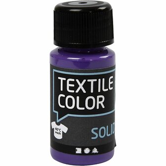 Textielverf Paars &ndash; Kledingverf &ndash; Stofverf &ndash; Textiel Kleurstof &ndash; Stoffenverf &ndash; Verf Voor Kleding &ndash; Textiel Verven &ndash; DIY Kleding Verven &ndash; 50 ml &ndash; 1 Stuk