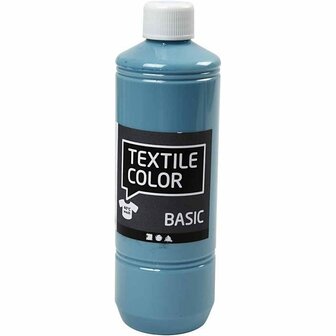 Textielverf - Pigeon Blue - Blauw - 500 ml - Pigment