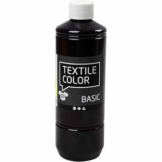 Textielverf - Kledingverf - Rood Paars - Basic - Textile Color - Creotime - 500 ml