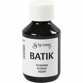 Textielverf Zwart - Zwarte Kledingverf - Batikverf - Stofverf - Textiel Kleurstof - Stoffenverf - Verf Voor Kleding - Textiel Verven - Kleurstof Voor Stof - DIY Kleding Verven - 100ml
