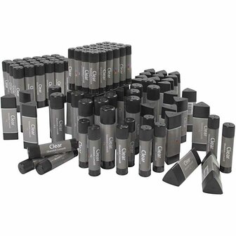 Transparante Lijmstift - Set van 96 Stuks - Ideaal voor Knutselen en Creatieve Projecten