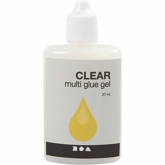 Transparante Multi Glue-gel, 27 ml/ 1 fles