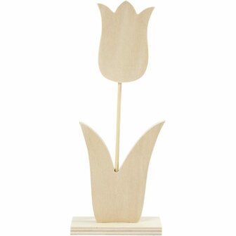 Tulp, H: 23,5 cm, B: 9 cm, 1 stuk