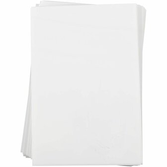 Krimpfolie - Mat Wit - 20x30 cm - 100 Vellen - Krimp Plastic voor Kunst en Knutselen - Ovenkrimpfolie
