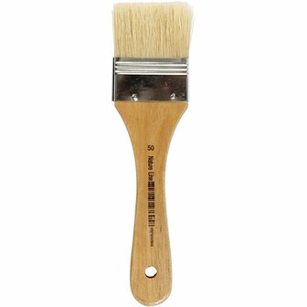 Vernis- en Lakkwasten - Brede Kwasten Voor Lakwerk En Schilderprojecten - Breedte: 50 mm - Set van 12 Stuks - Kunstschilders Kwasten - Lakwerk Penselen - DIY Schilderen