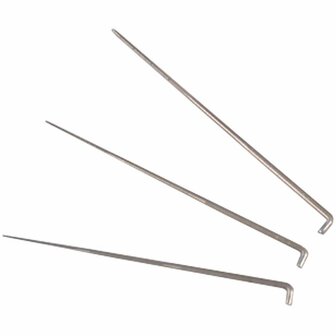 Viltnaalden Set - Viltprikken Naalden - DIY Viltwerk - Hobby Naalden - Steken Naalden - Wolvilt Naalden - Handwerk Naalden - L 7,5 cm - Grof - 10 Stuks