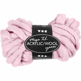 XL Garen Acryl - Roze - 15 Meter - 300 Gram - Breien - Haakgaren - Extra Sterk
