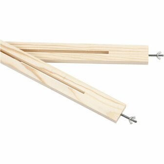 Zijden Voor Multiframe - DIY Grenenhout Zijden - Voor Inlijsten en Kunstprojecten - Creatieve Lijstzijden - Formaat 120cm - Set van 2 Stuks
