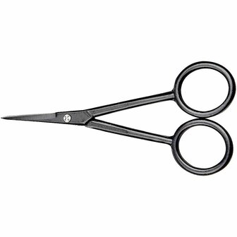 3D Schaar  Zwart Gelakte Metalen Schaar  Scherpe Precisieschaar voor Delicaat Knipwerk  Rechtshandig  Fijn &amp; Gedetailleerd Knippen  Rechtshandig - 11 cm  1 Stuk