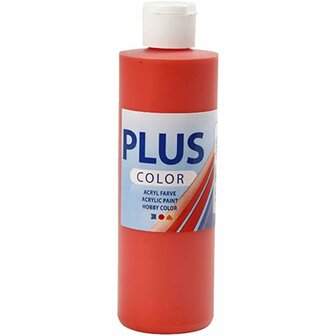 Acrylverf - Brilliant Red - Plus Color - 250 ml