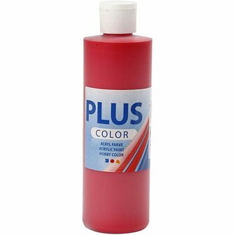 Acrylverf - Crimson Red - Plus Color - 250 ml