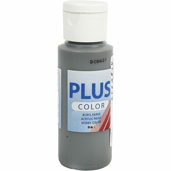 Acrylverf - Donkergrijs - Plus Color - 60 ml