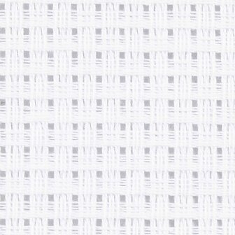 Aida Borduurstof - Wit - Handwerk Stof - Kruissteek Stof - Hobby Stof - Naaiwerk Stof - Gaatjesstof - Borduurstof voor patronen - 50x50 cm