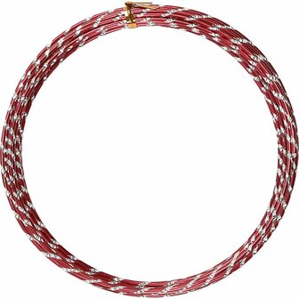 Alu Draad - Aluminium Draad - Rood - Diamond Cut - Sieraden Maken, DIY - 2mm - 7m - 1 rol