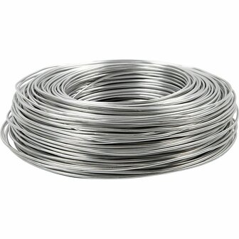 Aluminium Draad - Alu Draad - Aluminium Sieradendraad - Zilver Aluminium Draad - DIY Aluminium Draad - Buigbaar Aluminium Draad - 2mm Aluminium Draad - Aluminium Draad - Aluminium Knutsel Draad - Sier