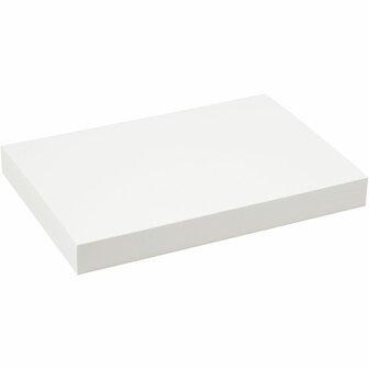 Aquarelpapier - Waterverfpapier - Aquarelblok - Watercolor Paper - Gladde Structuur - Brushlettering Papier - Absorberend Papier - Hoogwaardige Pigmentopname - Wit - A4 - 21x29,7cm - 200 grams