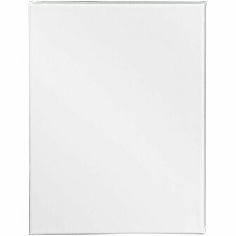Canvas Gespannen Op Houten Frame - Rechthoek Schilderdoek - Gespannen Canvas - Canvasdoek - Wit Schildercanvas - Verfdoek - Schilderpaneel - 30x40cm - Dikte: 1,6cm - 10 Stuks