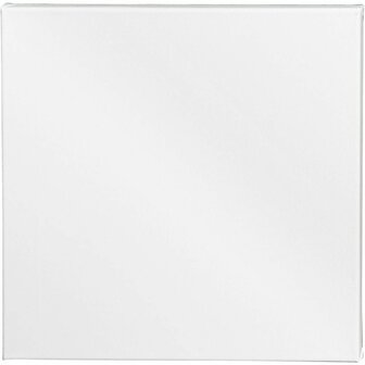 Voorbewerkt Canvas Schilderdoek - Vierkant Canvas - Wit Katoen - Acrylverf &amp; Olieverf Canvas - Houten Frame - DIY Schilderen - Kunstschildersdoek - 40x40 cm - 1 Stuk - 6 cm Dikte - 360 gr