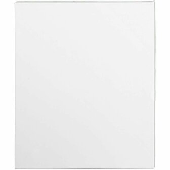 Canvas Gespannen Op Houten Frame - Vierkant Schilderdoek - Gespannen Canvas - Canvasdoek - Wit Schildercanvas - Verfdoek - Schilderpaneel - 50 x 60 cm - 360 gr - Dikte: 1,6cm - 5 Stuks