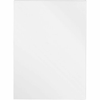 Canvas Gespannen Op Houten Frame - Vierkant Schilderdoek - Gespannen Canvas - Canvasdoek - Wit Schildercanvas - Verfdoek - Schilderpaneel - 60 x 80 cm - 360 gr - Dikte: 1,6cm - 5 Stuks