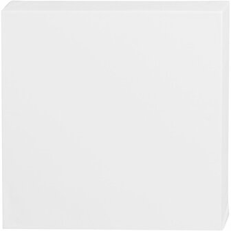 Canvas Gespannen Op Houten Frame - Vierkant Schilderdoek - Gespannen Canvas - Canvasdoek - Wit Schildercanvas - Verfdoek - Schilderpaneel - 30 x 30 cm - 360 gr - Dikte: 3,5cm -1 Stuk