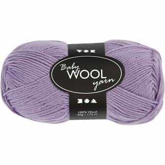 Baby Garen Paars - Merinowol Breien - Zacht Paars Baby Garen - Superwash Wol Voor Baby&#039;s 172m/50g