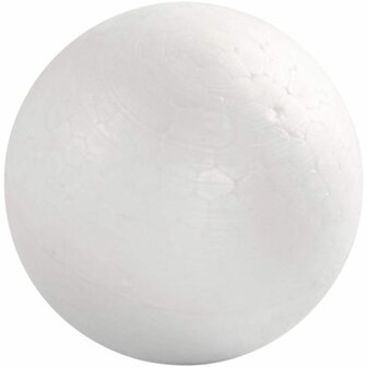 Ballen - Balletjes - Styropor - Piepschuim - Wit - Decoratie - DIY - Dia: 6 cm - 50 stuks